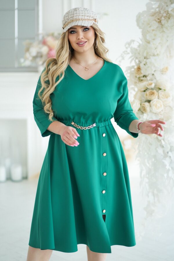 Julia zöld plus size ruha